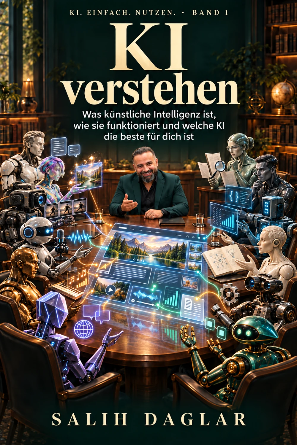 KI verstehen · Band 1 – Coverentwurf von Salih Daglar